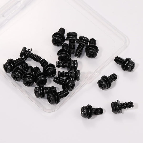 Impnit 20 PCS Vesa Screws, VESA Compatible M4x10mm TV/Monitor Wall Mount Screws for