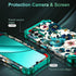Hekodonk for Galaxy A16 5G Case: Heavy Duty Shockproof Protection with MagSafe, Hard Plastic + Silicone, All Green