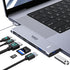 USB C Adapter HDMI Hub for MacBook Pro/Air M1 M2 2023 2022 2021, 7-in-2 MacBook Accessories with HDMI