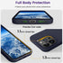 iPhone 15 Pro Case by OTOFLY, Slim Shockproof Silicone, Midnight Blue, 6.1 inch - Perfect Fit & Protection!