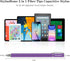 StylusHome Stylus Pens for Touch Screens (6 Pcs) - 2 in 1 Fiber Tips Capacitive Stylus with 12 Extra Tips