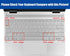 Keyboard Cover for HP Laptop 14" & HP Pavilion x360 14 - 14-dk, 14-fq, 14-dq/dk/cf Series 14-dq1040, 14m-ba011dx,