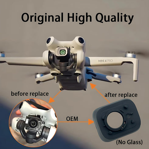 OEM Camera Front Shell Replacement for DJI Mini 3 Drone, Camera Lens Protector Cap Repair Parts, Gimbal Frame Lid Cover