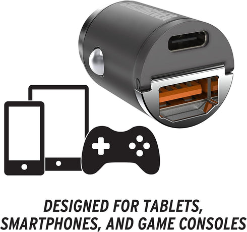 Car and Driver USB C Car Charger Adapter, Dual USB Car Charger, Cigarette Lighter USB Charger for Galaxy, iPad, iPhone