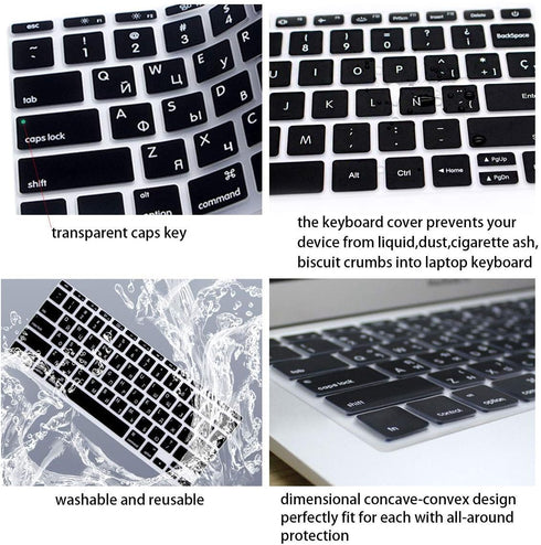 Serato Scratch Live Keyboard Cover, US Layout for Air 13 Inch A1466 A1369 and MacBook Pro 13/15 Inch