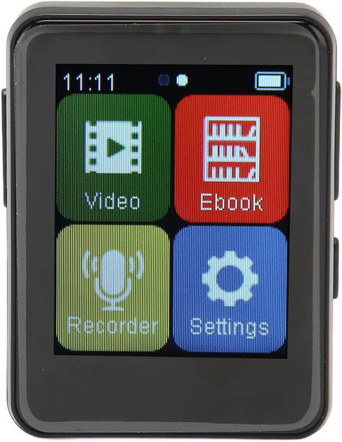 SUNGOOYUE Portable MP3 Player with 1.8 Inch Touchscreen, 5.0, HighFidelity Sound, Metal