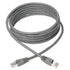 Tripp Lite Cat6a 10G Ethernet Cable, Snagless Molded STP Network Patch Cable, Gray, 12 Feet