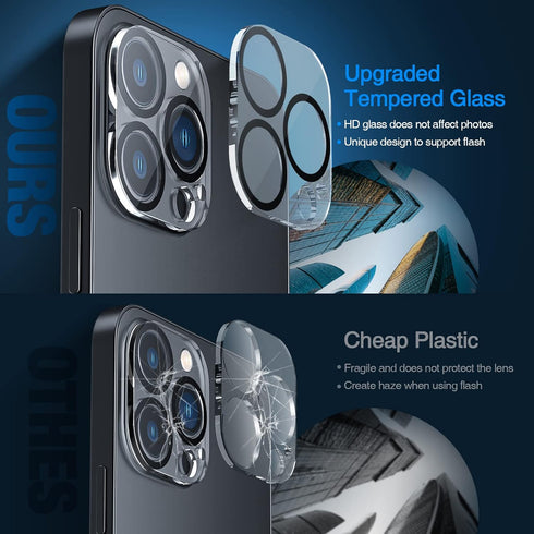 ORIbox Privacy Glass Screen Protector for iPhone 12 Pro Max, 2 Packs Anti-Scratch Anti-Spy Tempered Glass
