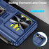 VEGO Blue Case for Samsung Galaxy Z Fold 6 with S Pen Holder, Hinge Protection, 360° Ring Kickstand