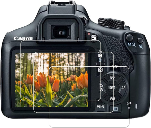 Rebel T7 T6 T5 Screen Protector for Canon EOS DSLR Camera, PCTC Compatible with Canon EOS 1500D 1300D 1200D