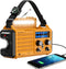 Emergency Radio with NOAA Weather Alert, Portable Solar Hand Crank AM/FM Radio for Home Outdoor Use