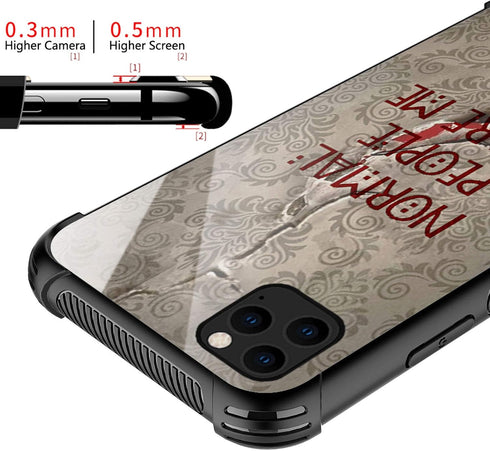CARLOCA Compatible with iPhone 12 Pro Case,American Horror Story iPhone 12 Cases for Girls Boys,Graphic Design Shockproof Anti-Scratch Hard Back Case for iPhone 12/12 Pro