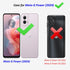 Cute Flowers Floral Design Case for Motorola Moto G Power 2024 5G, Slim Soft TPU Bumper Shockproof Cover, Mint Green
