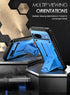 Poetic Revolution Case for Google Pixel 8A 5G, Blue, Full Body Rugged, 20FT Drop Tested, Kickstand, Built-in Screen