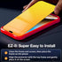 Privacy Screen Protector for iPhone 14 Pro and 15, Anti Spy Tempered Glass Full Coverage with Installation Frame