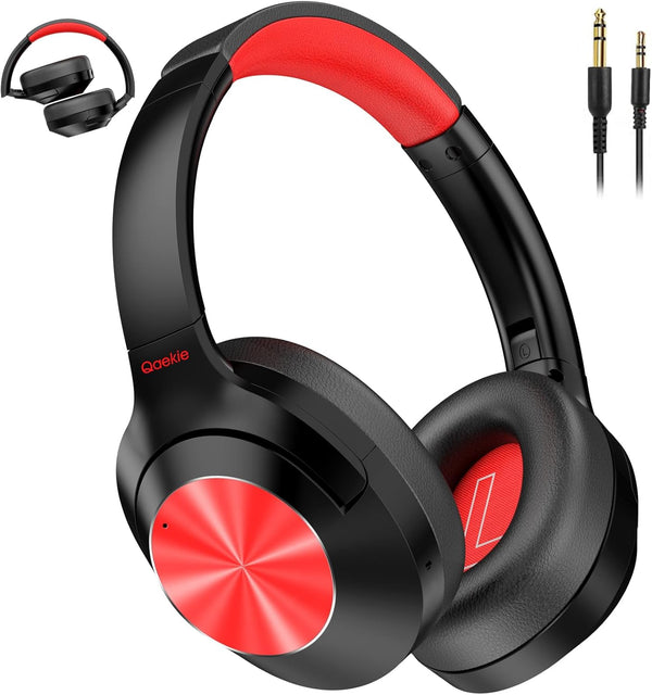 Hybrid Active Noise Cancelling Headphones - 2024 Upgraded Wireless Over Ear Bluetooth, 100H Playtime, Hi-Res Audio