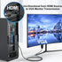 URELEGAN 6 1080P@60Hz HDMI to VGA Cable Feet, Uni-Directional Computer HDMI to VGA Monitor Cable HD Video Cord
