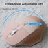 Lomiluskr Ergonomic 2.4G & Bluetooth Dual Mode Wireless Mouse, Soundless Keys, Compatible with Notebook, PC, Tablet,
