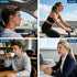 Headset V5.4, 23H Bluetooth Talk Time Wireless Headphone Cell Phone Earpiece with LED Display, Handsfree Single Earbud