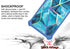 NUU A25 Case for NUU Mobile A25, IMDL-LS, Hard PC + Soft Silicone, Ring Support, Colorful Reflect Light