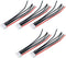 Antrader 4S Battery Balance Charger Silicone Wire Extension Cable for Li-Po Batteries, 14.8V, 5pcs, 3.9-inch