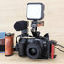 LEFTFOTO Camera Cage for Canon R8 - Protection Frame Rig with Arca Base, Cold Shoe, Strap Slot, for Vlog Shooting