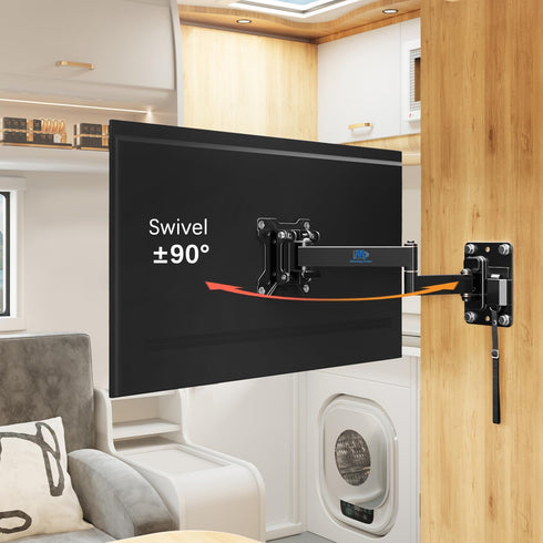 Mounting Dream Lockable RV TV Mount for 10-26 Inch Flat Screen, Quick Release Lock, VESA 100x100mm, 33 lbs