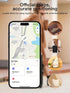 Fumei Wireless Rechargeable Card Locator, Bluetooth Tracker Slim Wallet Finder Compatible with Apple Find My