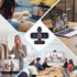 Generic 1080P PC Webcam with Built-in Noise-Canceling Microphone Physical Privacy Cover Automatic Light Compensation