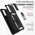 Samsung Galaxy S21 Case with Dual Layer Military-Grade Protection, Kickstand, HD Screen Protector, Black