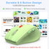 E-YOOSO 6 2.4GHz 5-Level 4800 18 Wireless Mouse for Laptop, Portable Optical Computer Mouse, Buttons, Cordless with USB