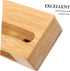 NUOBESTY Universal Phone Sound Amplifier - Wooden Bamboo Mobile Phone Holder with Loudspeaker Dock