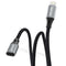 AGVEE [2 Pack 3.3ft Extension Cable Braided Female to Male Lightning Extender Cord Compatible with iPhone Pad Charger,