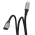 AGVEE [2 Pack 3.3ft Extension Cable Braided Female to Male Lightning Extender Cord Compatible with iPhone Pad Charger,