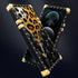 DAIZAG Black Butterfly Zipper Case for iPhone 15 Pro Max - Shockproof Leopard Design, Perfect Gift for Women & Girls.