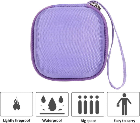 khanka Hard Travel Case for Iseyyox/RTOPS/Hicober/UCOMX Nano 3 in 1 Wireless Charger, Case Only (Purple)