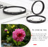 YOFOTIXAUU 55mm 4 (+1 +2 +4 +10) Set, (55mm) Close-Up Lens Filters Kit Pieces Macro Filter Lens Cap & Cleaning Cloth