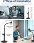 Puroma Webcam Stand - Goose-Neck Mount Stand for Logitech Webcam C922, C930e, C920S, C920, C615 with 1/4" Thread
