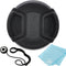 82mm Lens Cap - Compatible with Canon RF 135mm f/1.8 L, RF 15-35mm f/2.8, RF 24-70mm f/2.8L, FujiFilm 20-35mm f/4,
