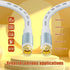 LDKCOK 3ft RG6 75 Coaxial Cable White, Premium Ohm Coax Cable for High-Speed Internet Modem, Cable TV Antenna