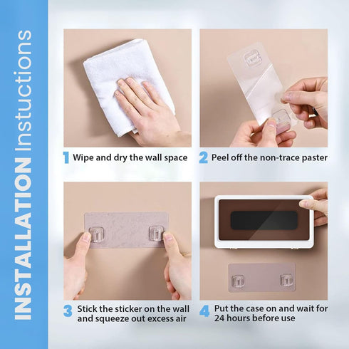 Shower Phone Case Holder, Waterproof Upgraded Phone Shower Holder, Wall Mount Bathroom Accessory