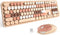 MOFII Wireless Computer Keyboard and Mouse Combo - Typewriter Full Size Keyboard with Number Pad and USB Mouse