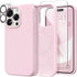 GONEZ iPhone 14 Pro Case Compatible with Magsafe, Includes 2X Screen Protector & 2X Camera Lens Protector, Hot Pink