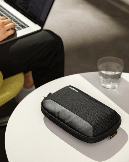 tomtoc Travel Cable Organizer Pouch, Portable Waterproof Electronics Accessories Carry Case for Charger, Cables, USB