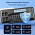 CITYORK 10+4 10 1.2V 4 9V Bay AA AAA Battery Charger with LCD Display, Bay for AA AAA NiMH NiCd Batteries, Bay