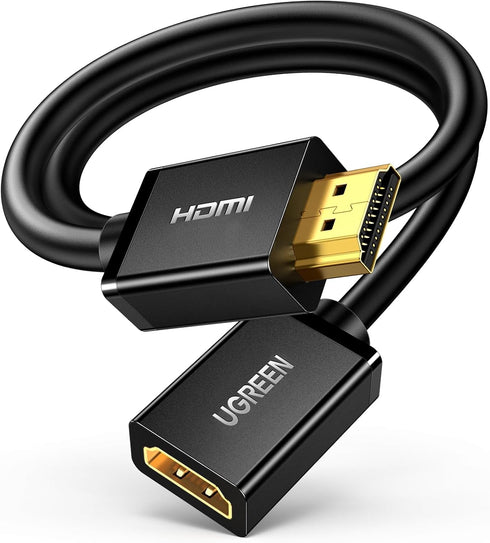UGREEN HDMI Extension Cable - 4K HDMI Extender 1.5FT Male to Female Adapter for Roku TV Stick PS5 Xbox