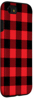 Red Black Buffalo Plaid Lumberjack Case for iPhone SE (2020), 7, and 8 - Stylish Protection for Your Device!