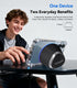 dbsono 2 1 IPX5 9 Portable Speaker Phone Stand Gifts:Birthday Graduation Mini Gifts for Him Her, in Magnetic Bluetooth
