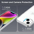 CACOE Magnetic Case for iPhone 13 & 14 6.1 inch, Compatible with MagSafe, Anti-Scratch, Clear