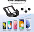 LLKUANG 360-Degree Rotary Cell Phone Holder for BMW 5 Series F11 F10 F07 2010-2016 - Black (Magnet)